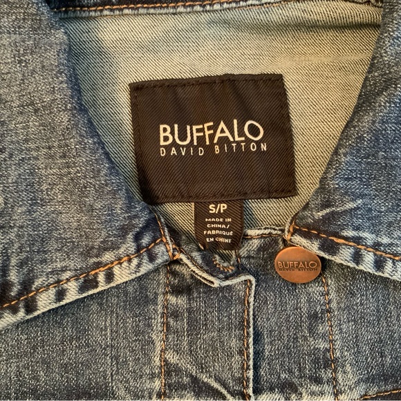 Buffalo David Bitton Jean Denim Jacket Size S - Picture 4 of 6